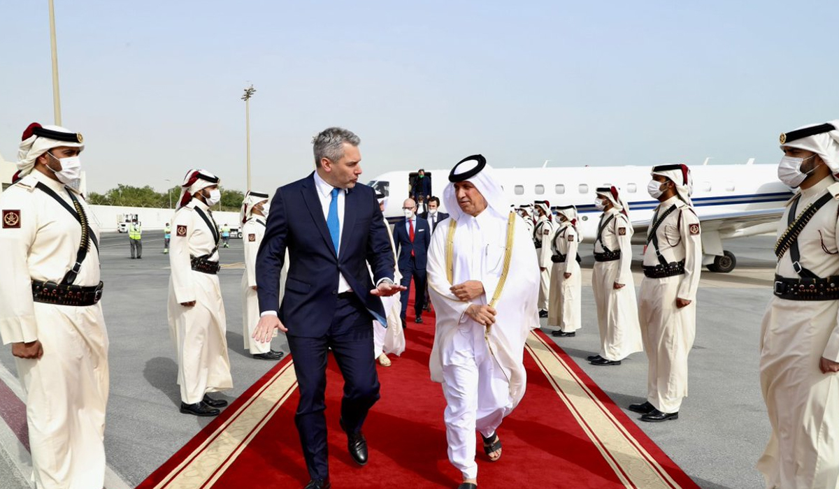 Federal Chancellor of Republic of Austria Arrives in Doha